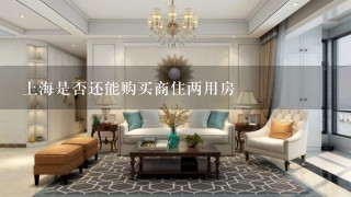 上海是否还能购买商住两用房