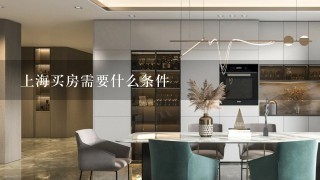 上海买房需要什么条件